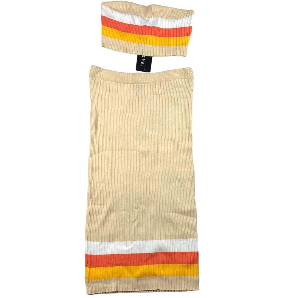 Juniors Say What Ribbed Two Piece Set Sz L